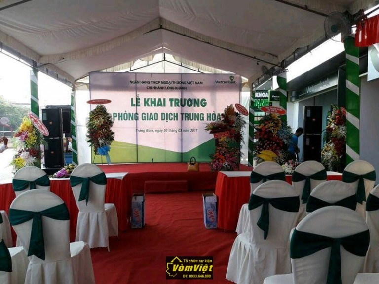 Lễ Khai Trương – Chi Nhánh VietcomBank Phòng Giao Dịch Trung Hòa Tại Trảng Bom