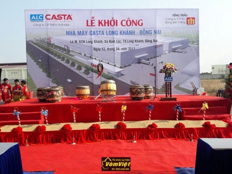 Lễ Khởi Công Xây Dựng Nhà Máy Casta KCN Long Khánh – Đồng Nai