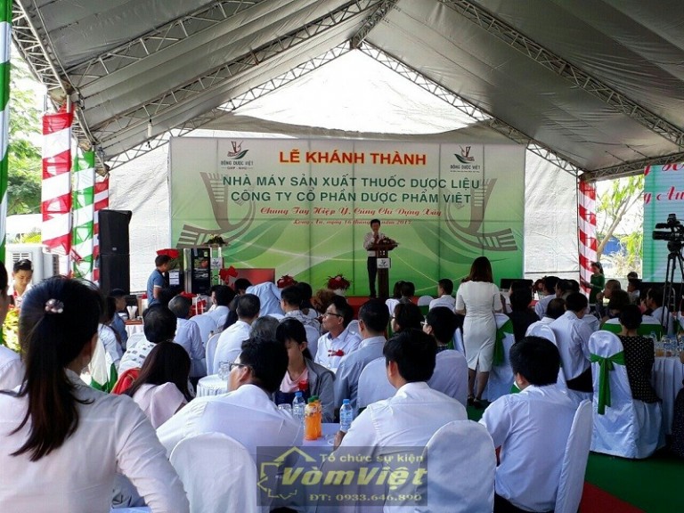 Lễ Khánh Thành – Công Ty Cổ Phần  Dược Phẩm Việt -Nhà Máy Sản Xuất Thuốc Dược Liệu