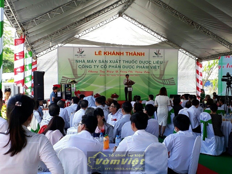 Lễ Khánh Thành – Công Ty Cổ Phần  Dược Phẩm Việt -Nhà Máy Sản Xuất Thuốc Dược Liệu