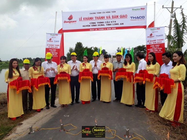 Lễ Khánh Thành – Các Công Trình Cầu Nông Thôn Huyện Vĩnh Hưng Tỉnh Long An