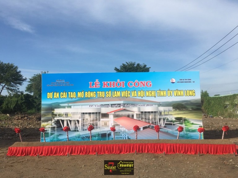 Lễ Khởi Công – Dự Án Mở Rộng Trụ Sở Làm Việc Và Hội Nghị Tỉnh Ủy Vĩnh Long