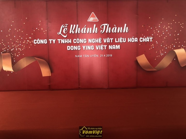 Lễ Khánh Thành – Công Ty TNHH Công Nghệ Vật Liệu Hóa Chất DONG YING VIỆT NAM