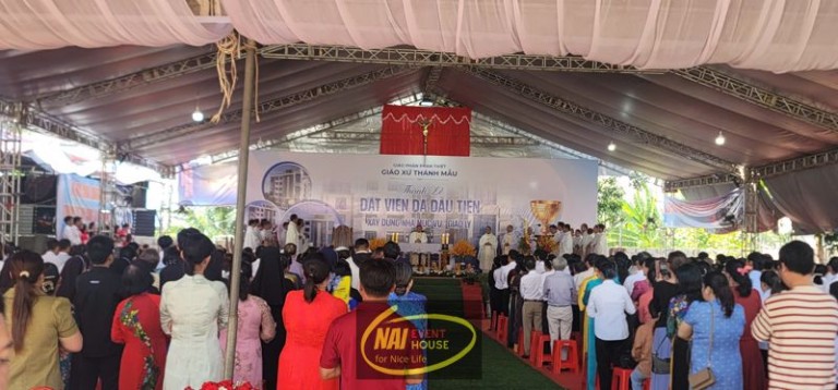 Lễ Đặt Viên Đá Đầu Tiên Giáo Xứ Thánh Mẫu – ảnh 15